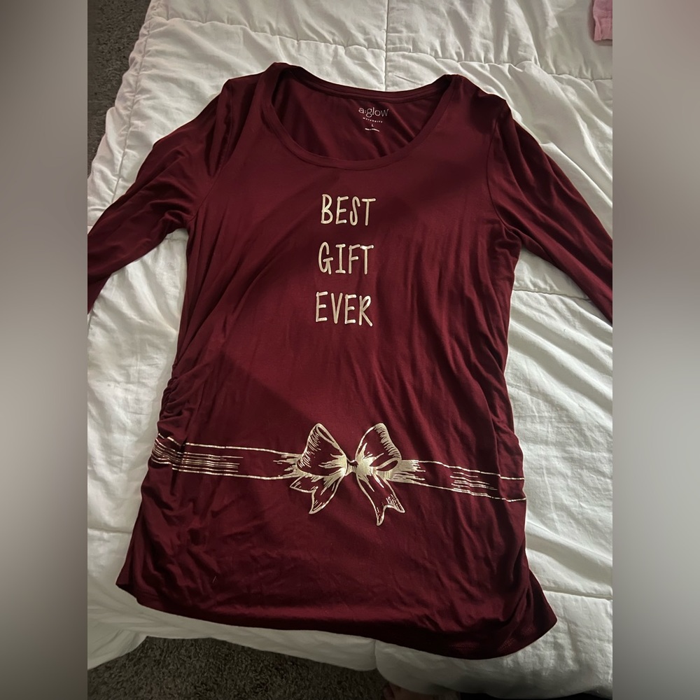 Maternity Christmas top
